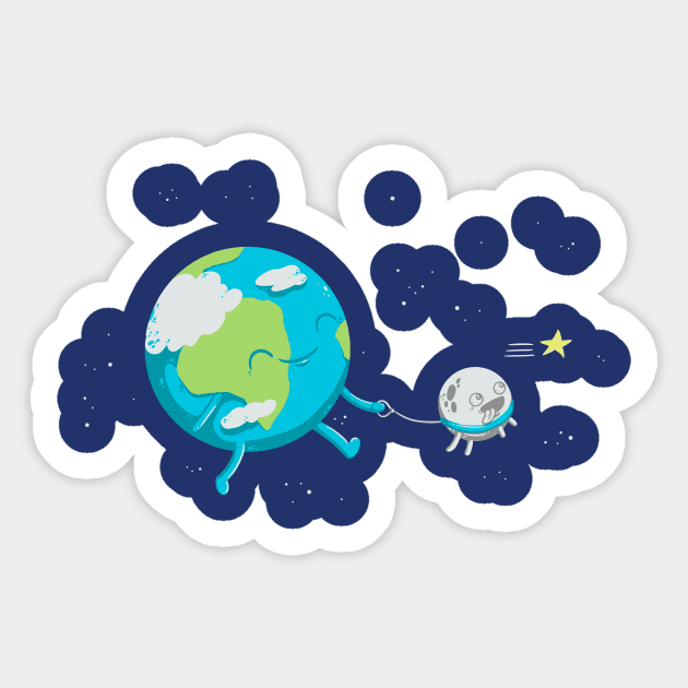 Moonwalk Sticker by spookylili